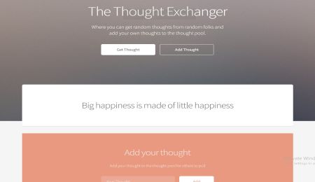 Thought Exchanger Main Page
